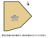 枚方市香里ケ丘11丁目　売り土地の画像