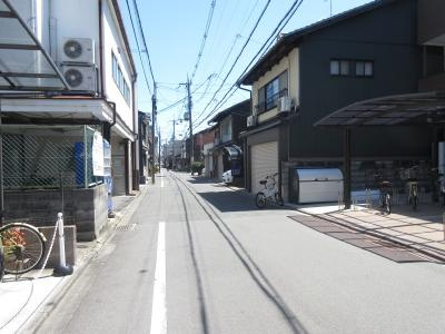 フォルビート五条の地図|前面道路