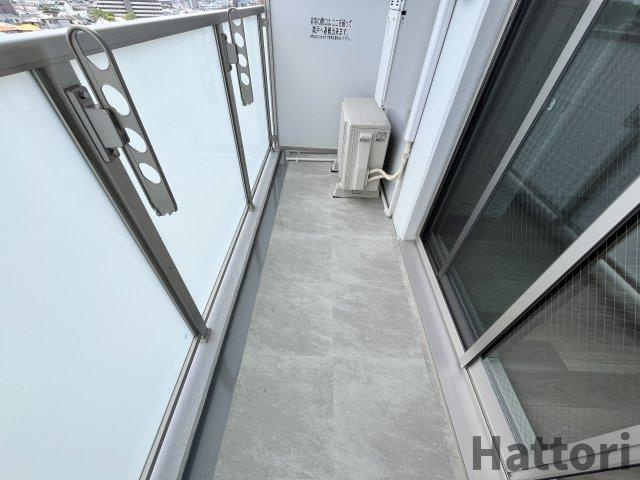 ArtizA緑地公園のバルコニー