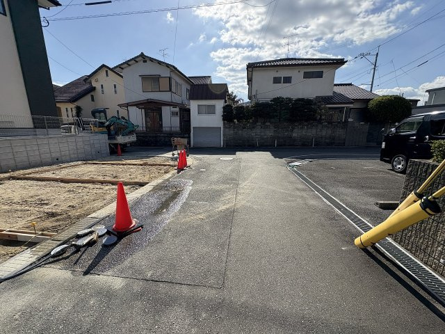 【その他】 | 大野城市南ヶ丘6丁目3期　1号棟（全4棟）【仲介手数料無料・0円】 | 現地写真。前面道路です。
