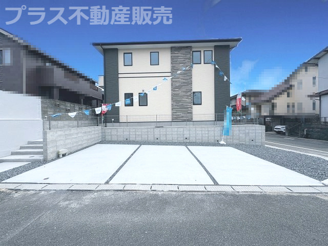 【外観】 | 大野城市南ヶ丘6丁目3期　1号棟（全4棟）【仲介手数料無料・0円】 | まもなく完成。ご内覧は可能です。ご見学はプラス不動産販売にお任せ下さい。