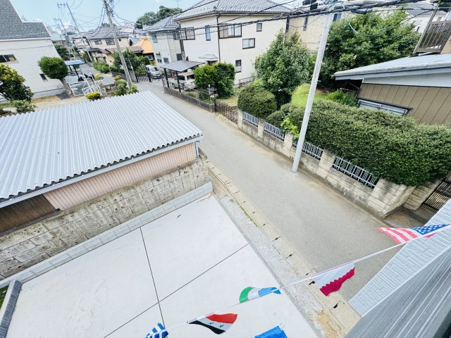 松戸市平賀新築戸建【殿平賀小学校：8分】の展望|バルコニーより南側眺望