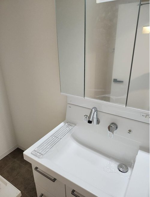 香枦園パークマンションの洗面所