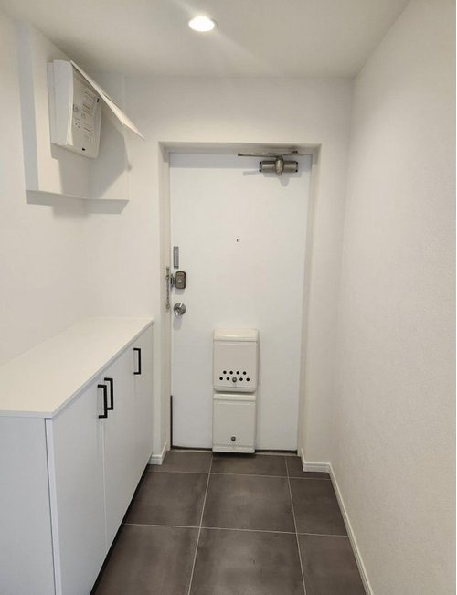 香枦園パークマンションの玄関