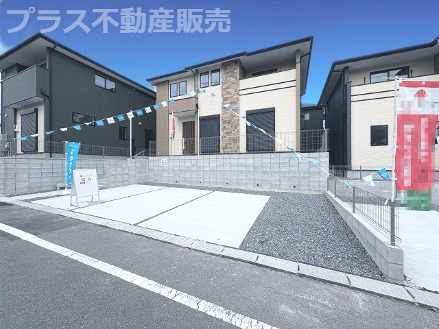 【外観】 | 大野城市南ヶ丘6丁目3期　2号棟（全4棟）【仲介手数料無料・0円】 | まもなく完成。ご内覧は可能です。ご見学はプラス不動産販売にお任せ下さい。
