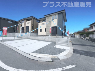 【外観】 | 完成しました。物件内部もご見学頂けます。プラス不動産販売にお任せ下さい。