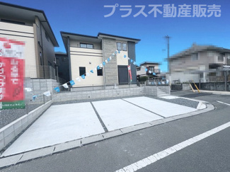 【外観】 | 外構予定図です。3号棟は右です。