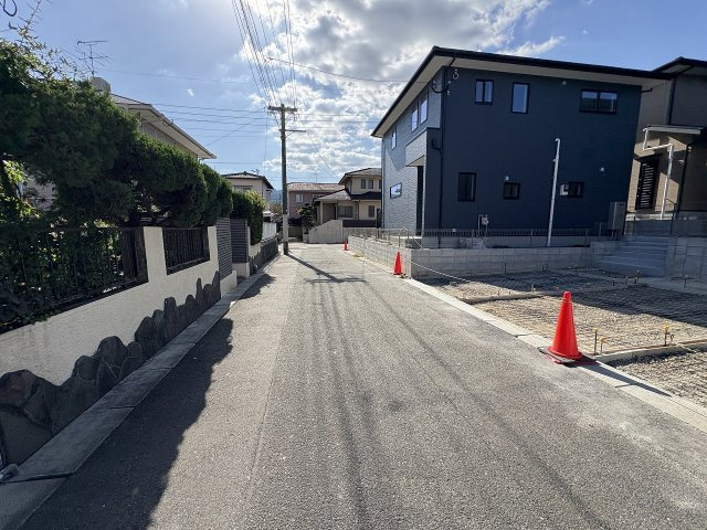 【その他】 | 大野城市南ヶ丘6丁目3期　4号棟（全4棟）【仲介手数料無料・0円】 | 現地写真。前面道路です。