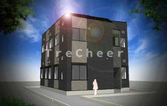 (仮称)大山西町アパートの外観パース