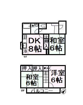 ベイハウスの間取り|間取り図