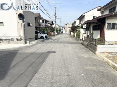 【外観】 | 明石市二見町福里　新築戸建 | 前面道路幅員6ｍあり♪駐車がしやすい♪