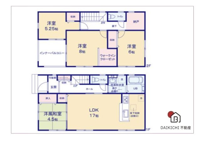 【間取り】 | 鴻巣人形3丁目　リーブルガーデン　新築戸建　全1棟　1号棟