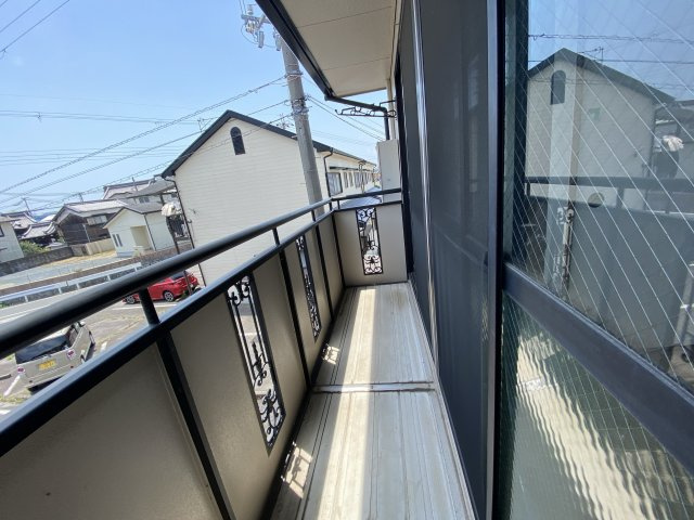 ブルースカイ山本Ⅱのバルコニー