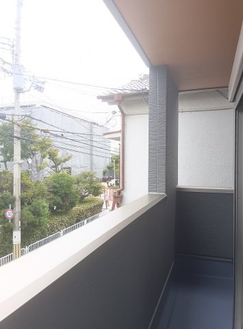 武庫元町１丁目新築戸建のバルコニー|風通しもよい２階バルコニーとなります。