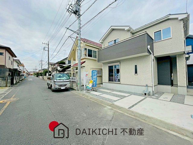 【前面道路含む現地写真】 | いろどりアイタウン北本市中丸2丁目　新築戸建　全1棟　1号棟