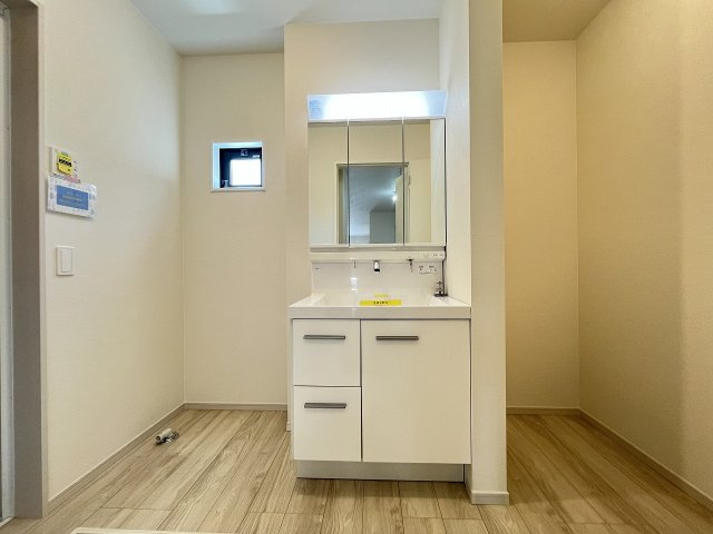 【洗面所】 | 福岡市東区松香台1丁目2期　3号棟（全3棟）【仲介手数料無料・0円】 | 現地写真。