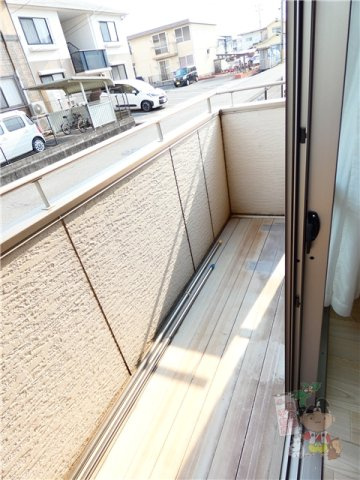 エメロード　Ｂのバルコニー