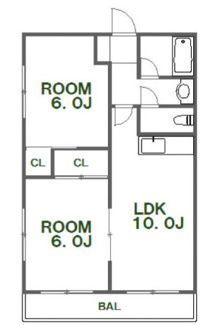 【間取り】 | 北畑マンション
