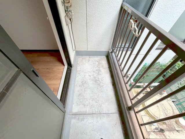 セントラル淀川のバルコニー