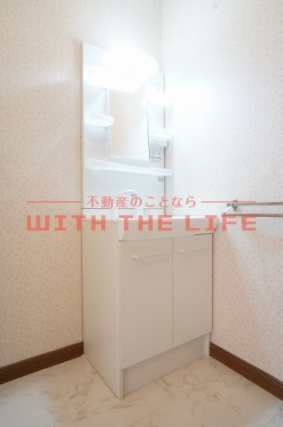 フレグランス大善寺【キャッシュバック対象物件】の独立洗面台|独立洗面化粧台が付いています