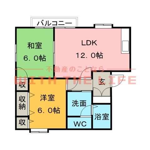 フレグランス大善寺【キャッシュバック対象物件】の間取り