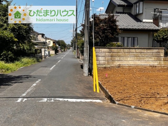 【前面道路含む現地写真】 | 土浦市乙戸南２丁目　売地　60坪 | 北西側の前面道路も幅員6ｍで広々としてます♪