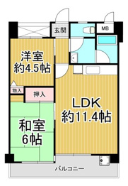 プロスパー１塚口東の間取り
