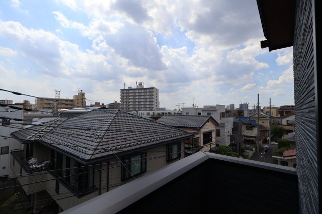 南区南浦和３丁目13-9新築一戸建ての展望|撮影日 2025年7月28日 13:40 晴れ