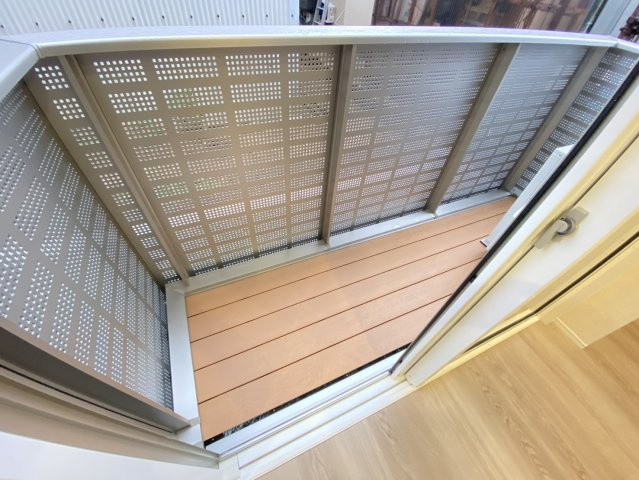 【新築】RESUA月が丘のバルコニー