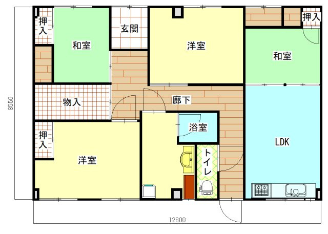 【間取り】 | Ｔ’ｓマンション１２