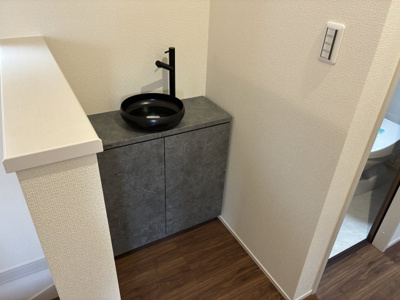 【設備】 | 大津市錦織1丁目7付近　新築戸建 | 2025年12月撮影、二階手洗い