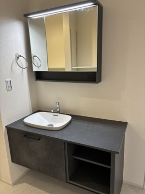 【独立洗面台】 | 大津市錦織1丁目7付近　新築戸建 | 2025年12月撮影