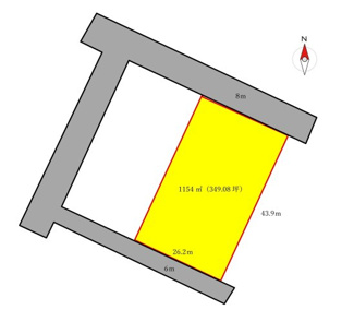 【間取り】 | 桜川市富士見台349坪貸地