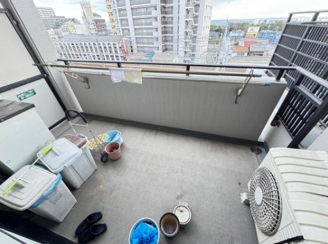 ヴィルヌーブ神戸五色山のバルコニー