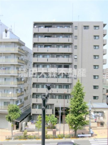 ルーブル羽田西の外観|2013年2月築　RC鉄筋コンクリート造地上10階建て1K～2DKの分譲賃貸マンション　京急空港線大鳥居駅と穴守稲荷駅の間の東京都大田区東糀谷3丁目