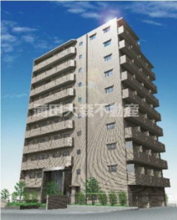 ルーブル羽田西の外観パース