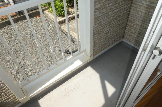 ブランプレジールAのバルコニー