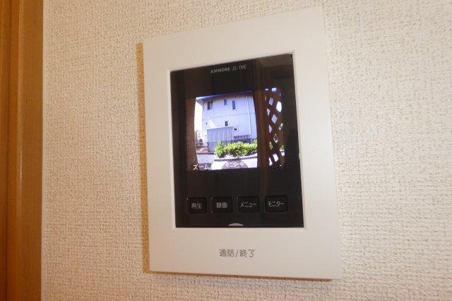 倉敷市白楽町のアパートのセキュリティ|ＴＶインターホン