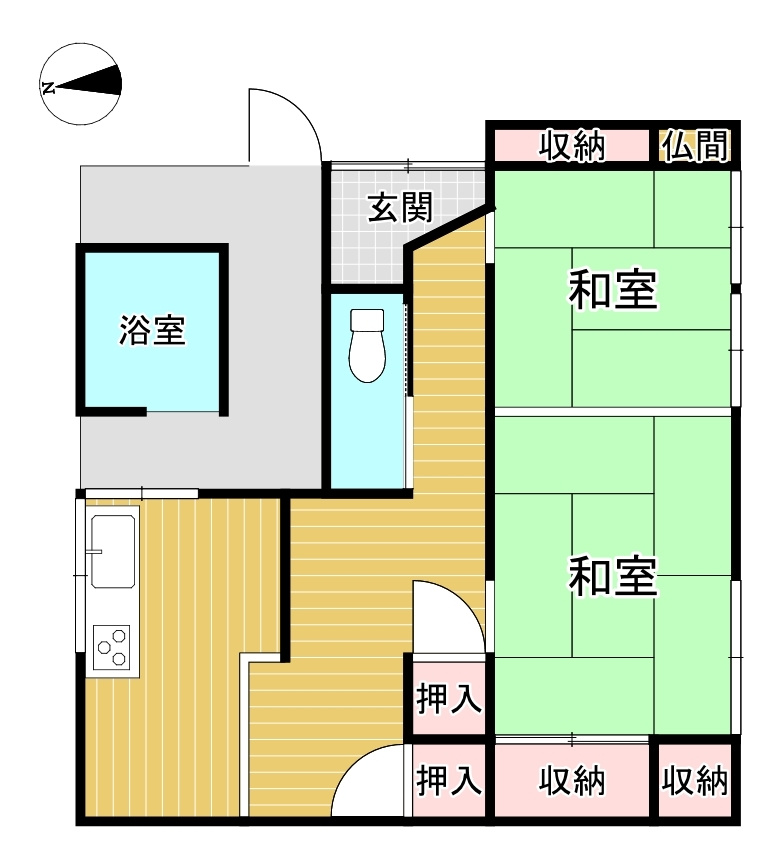 高田1丁目　中古戸建の間取り