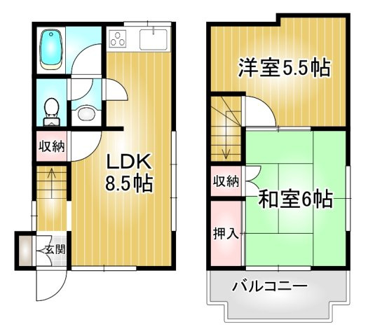 野方３丁目戸建の間取り