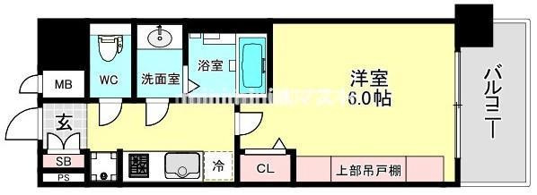 プレサンス桜川グロワールの間取り