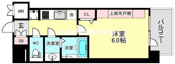 プレサンス桜川グロワールの間取り
