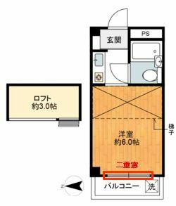 広いロフトで収納たっぷりです