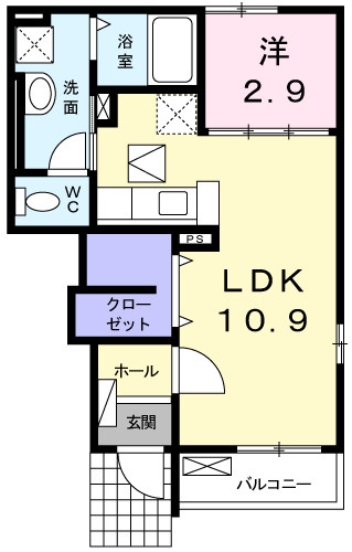 ハイツ．さくらの間取り|間取図