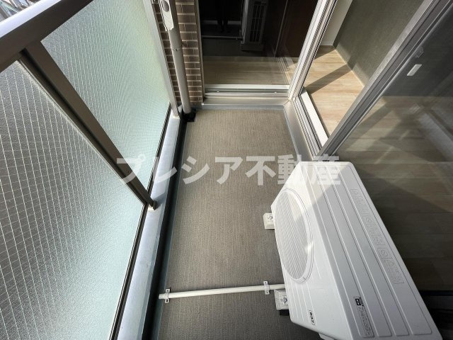 ソリューション甲子園のバルコニー