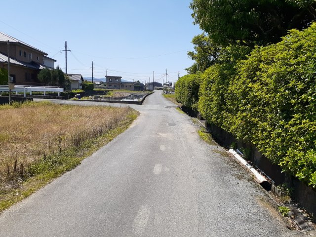 宇城市小川町北新田の中古一戸建の周辺|洗面道路