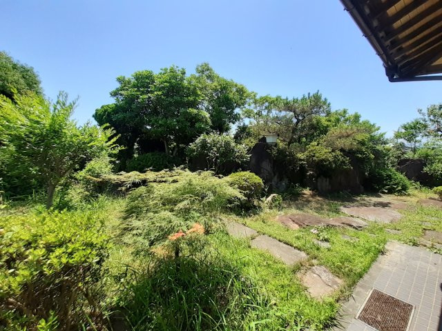 宇城市小川町北新田の中古一戸建の庭