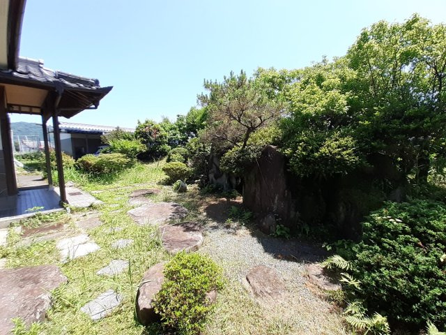 宇城市小川町北新田の中古一戸建の庭
