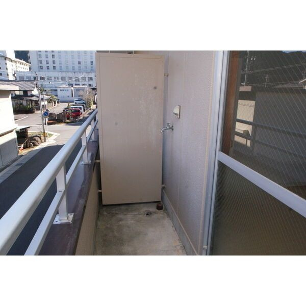 コーポ能勢のバルコニー