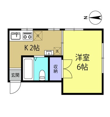 ☆１K間取り図☆